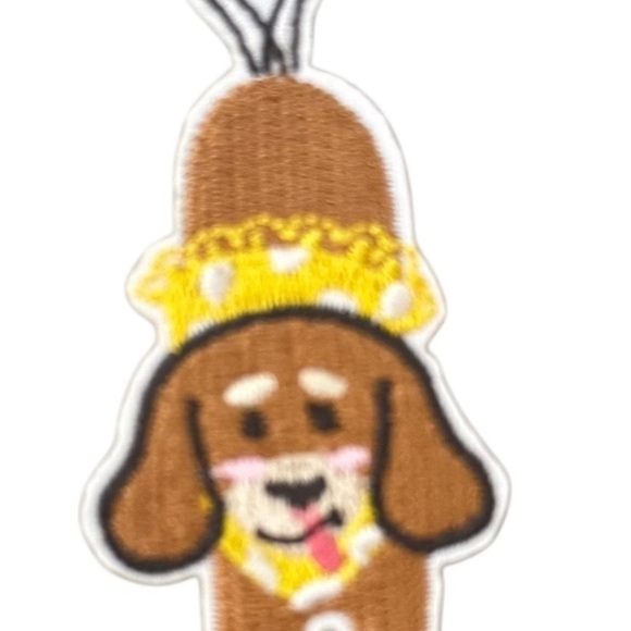 5 Cute Dachshund Dog Embroidered Patches Set - Multicolor - Picture 4 of 7